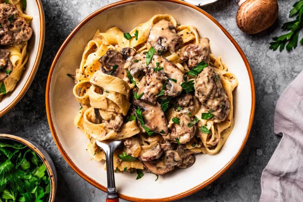 hamburger stroganoff