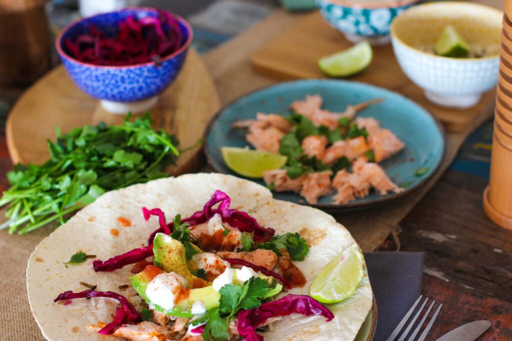 Salmon Tacos